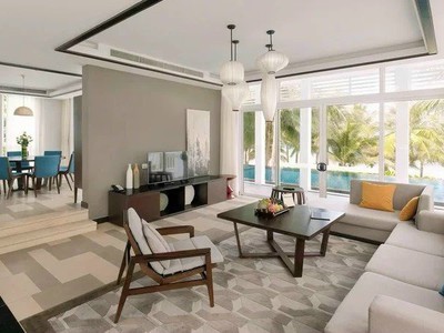Định cư mỹ   nên Bán gấp biệt thự biển siêu vip Premier 300m2, ngay trung tâm, full nội thất 4