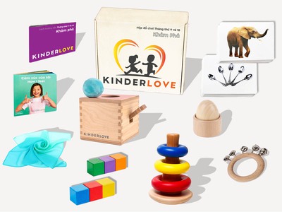 Đồ chơi giáo dục, Đồ chơi Montessori Cao Cấp Phát Triển Trí Thông Minh cho Bé - Kinderlove 0