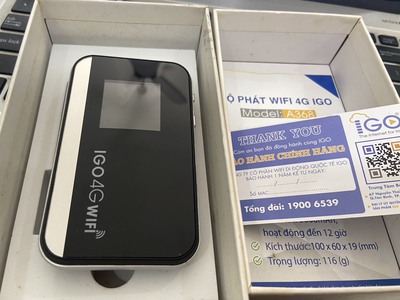 Bộ Phát Wifi 4G IGO A368   Hàg trưng bày thanh lý 0