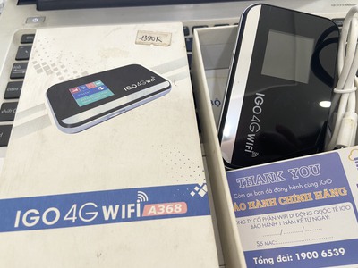 Bộ Phát Wifi 4G IGO A368   Hàg trưng bày thanh lý 1