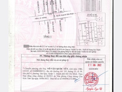 Chính chủ cần bán lô đất 61,3m2   558/37/6/8 huỳnh tấn phát, khu phố 2, p tân phú, q 7, tp hcm 0