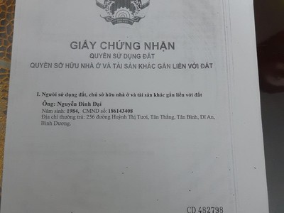 Nhà đẹp - giá tốt - chính chủ cần bán nhàtại đường huỳnh thị tươi  kp tân thắng phường tân bình 1