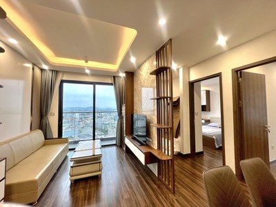 Cho thuê căn hộ 2 ngủ lô góc tại Hoàng Huy Commerce  giá 13 triệu 0