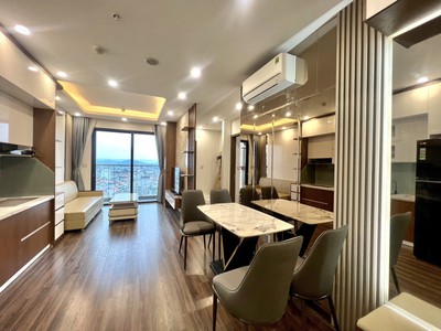 Cho thuê căn hộ 2 ngủ lô góc tại Hoàng Huy Commerce  giá 13 triệu 3