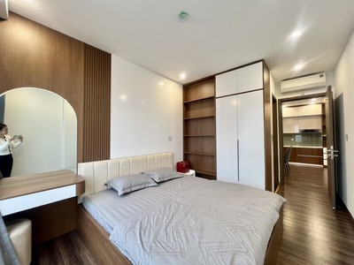 Cho thuê căn hộ 2 ngủ lô góc tại Hoàng Huy Commerce  giá 13 triệu 8
