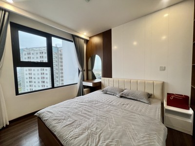 Cho thuê căn hộ 2 ngủ lô góc tại Hoàng Huy Commerce  giá 13 triệu 9