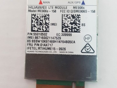 Card WWAN 4G Huawei ME906s dùng cho laptop Lenovo Thinkpad T460, T460s, X260, X1 carbon Gen 4, T560, 0