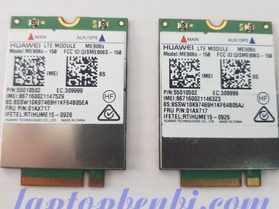Card WWAN 4G Huawei ME906s dùng cho laptop Lenovo Thinkpad T460, T460s, X260, X1 carbon Gen 4, T560, 3