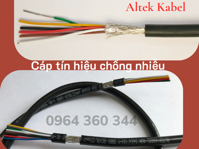Cáp tín hiệu, cáp điều khiển 2/4/6/8 lõi chống nhiễu 0