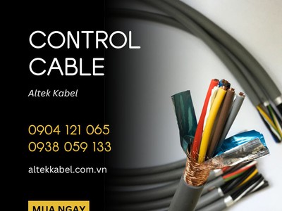 Cáp điều khiển  Control cable  thương hiệu Altek Kabel điện áp 500volt 3