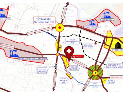 Siêu phẩm đất nền 100m2 giá chỉ 450tr trung tâm xã Ngũ Phúc, Kim Thành sát trục 24m nối KCN Cổ Dũng 2
