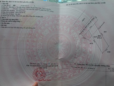Bán đất Đông Thành -Đức Huệ -Long An 5
