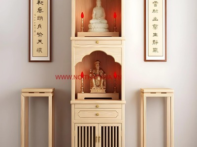 Tủ Thờ 3 Tầng Gỗ Tự Nhiên Thiết Kế Hiện Đại Tinh Tế Và Sang Trọng 0
