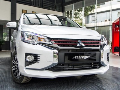 Duy Nhất 1 Xe Mới  Mitsubishi Attrage Cvt H 2023 Màu Trắng Giá Bán Chỉ 420 Triệu 0