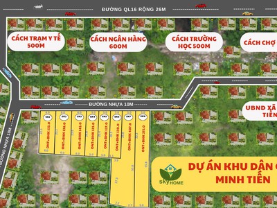 Bán lô đất nền - sổ hồng sẵn, hạ tầng đồng bộ, tại minh tiến, ngọc lặc, thanh hóa 2