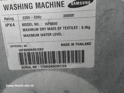 Thanh lý gấp máy giặt SS 6kg model WF8600 tai My đinh 0