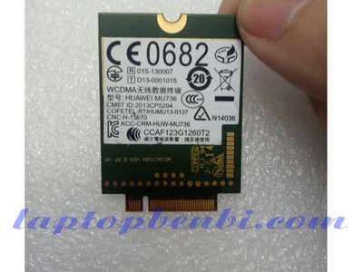 Card WWan 3G Huawei MU736 dùng cho Dell E7250, E7450, Asus, Acer 4