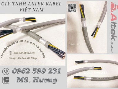 Cáp 12 lõi, Cáp điều khiển Altek kabel rvv, rvvp giá sỉ 1