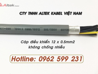 Cáp 12 lõi, Cáp điều khiển Altek kabel rvv, rvvp giá sỉ 2