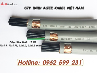Cáp 12 lõi, Cáp điều khiển Altek kabel rvv, rvvp giá sỉ 4
