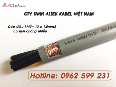 Cáp 12 lõi, Cáp điều khiển Altek kabel rvv, rvvp giá sỉ 5