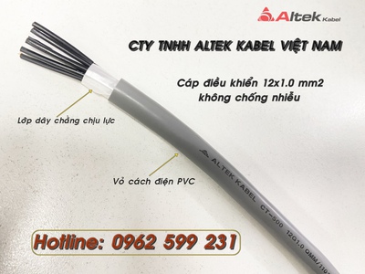 Cáp 12 lõi, Cáp điều khiển Altek kabel rvv, rvvp giá sỉ 7