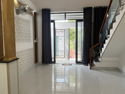 Bán nhà mới trệt lầu 3pn sổ hồng riêng 680tr cách cầu lớn hóc môn 2km 4