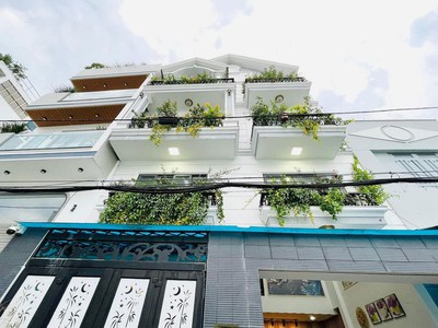 Nhà mới 5 tầng HĐ 450 triệu 1 năm 8tỷ xíu gần công viên Lê Thị Riêng quận Tân Bình 0