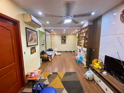 Bán chung cư Nguyễn Cơ Thạch Nam Từ Liêm 64m, căn góc, full nội thất, 2 ngủ, 2vs 1