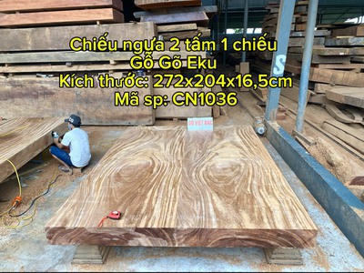 Chiếu Ngựa 2 tấm gỗ gõ Eku 0