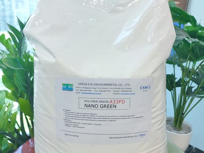 Polymer nano green ANION A33FD trong xlnt   ép bùn 0