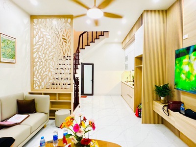 Nhà đẹp Doãn Kế Thiện/35m2/5T/cách ôtô 10m/Mặt tiền khủng/chủ Tặng Full NT/Nhỉnh 5tỷ 7