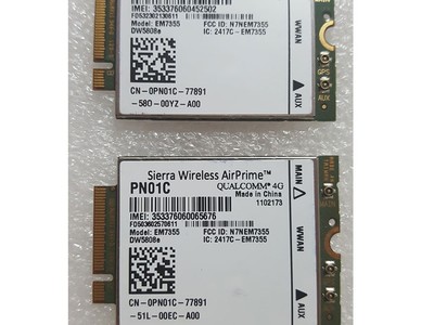 Card WWAN 4G Dell DW5808e - EM7355  PN01C  Support Dell E5550, E7250, E7450, Venue 11 Pro 1