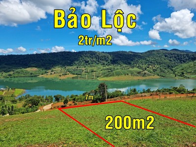 Đất Nghĩ Dưỡng Bảo Lộc View hồ daklong thượng 200m2 có tc. sổ sẵn 3tr/m 0