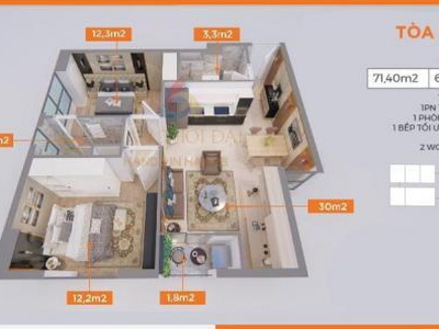 Quỹ căn 2 phòng ngủ giá tốt nhất chung cư le grand jardin brg sài đồng long biên 1