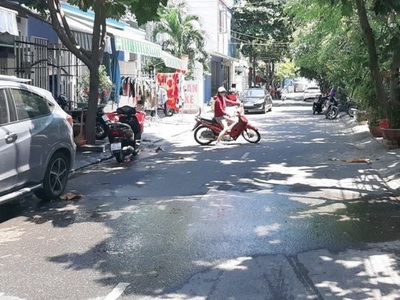Nhà mặt tiền hồ biểu chánh đường 5.5m hoà cường, 75m2, 2 tầng kd 1