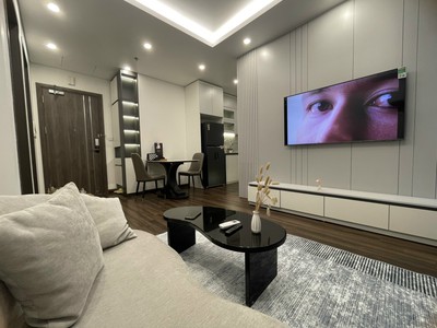 Cho thuê căn hộ 2 ngủ view Vin Imperia cực đẹp tại Hoàng Huy Grand Sở Dầu. 0