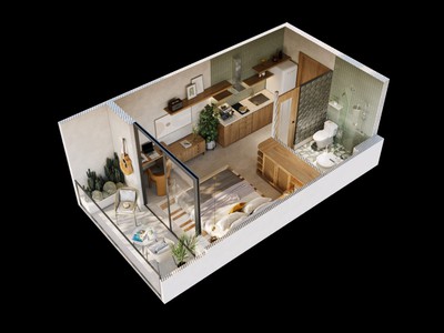 Độc bán studio - chỉ từ 1,2 tỷ  là sở hữu căn hộ biển flexhome tại libera nha trang, linh hoạt ở và 3