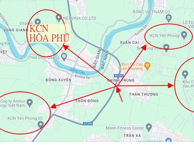 Hót   chính chủ bán lô đất làn 2 đường 295, gần cầu đông xuyên yên phong, bắc ninh   giá 1tỷ550 2