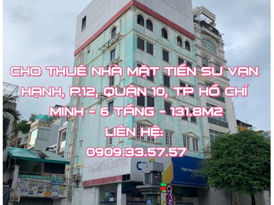 Cho thuê nhà MT Sư Vạn Hạnh, Phường 12, Quận 10, TP Hồ Chí Minh 5