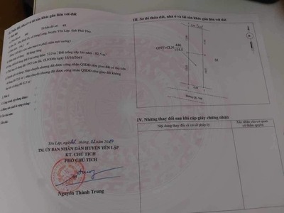 Đất mặt đường ql70b khu đình cả - xã hưng long - yên lập - phú thọ. 0