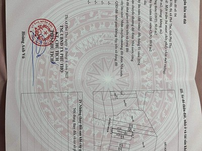 Chính Chủ Bán Ô Đất Trung Tâm Phú Hộ Cách Cổng Phụ Phú Hà Chỉ 2km 4