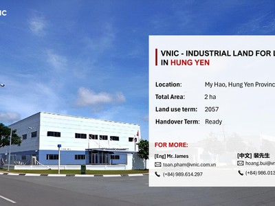 VNIC - Đất công nghiệp tại Hưng Yên 0