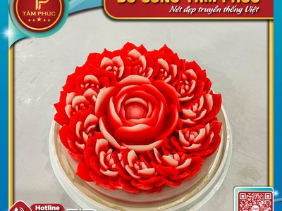 Rau Câu Hoa Trà Trong Mâm Cúng Mụ 3