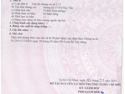 Chính chủ bán chung cư thang bộ 54n2 bình thạnh - giáp quận 1 - phú nhuận 1