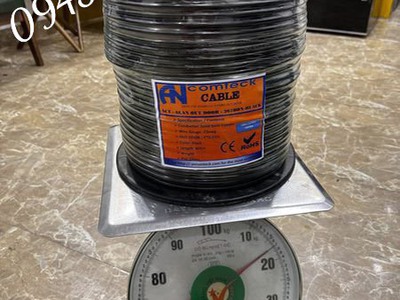 Cáp mạng Cat6 ngoài trời UTP có dây gia cường chịu lực. 0