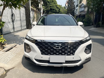 Hyundai SantaFe 2.2L Htrac AWD 2020 dầu, màu trắng. 0
