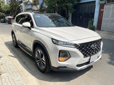 Hyundai SantaFe 2.2L Htrac AWD 2020 dầu, màu trắng. 1