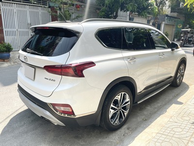 Hyundai SantaFe 2.2L Htrac AWD 2020 dầu, màu trắng. 12