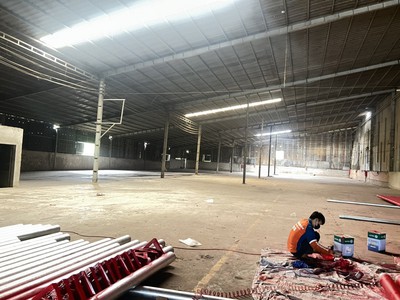 Cho thuê xưởng bến cát bình dương   khu vực sản xuất đa ngành nghề.diện tích: 2400m  .giá thuê: 0